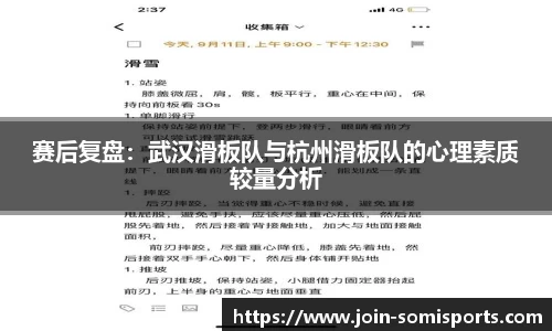 赛后复盘：武汉滑板队与杭州滑板队的心理素质较量分析