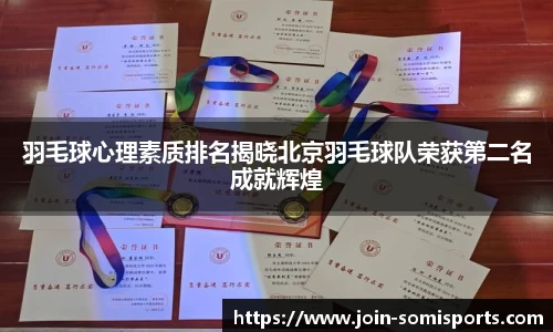 羽毛球心理素质排名揭晓北京羽毛球队荣获第二名成就辉煌